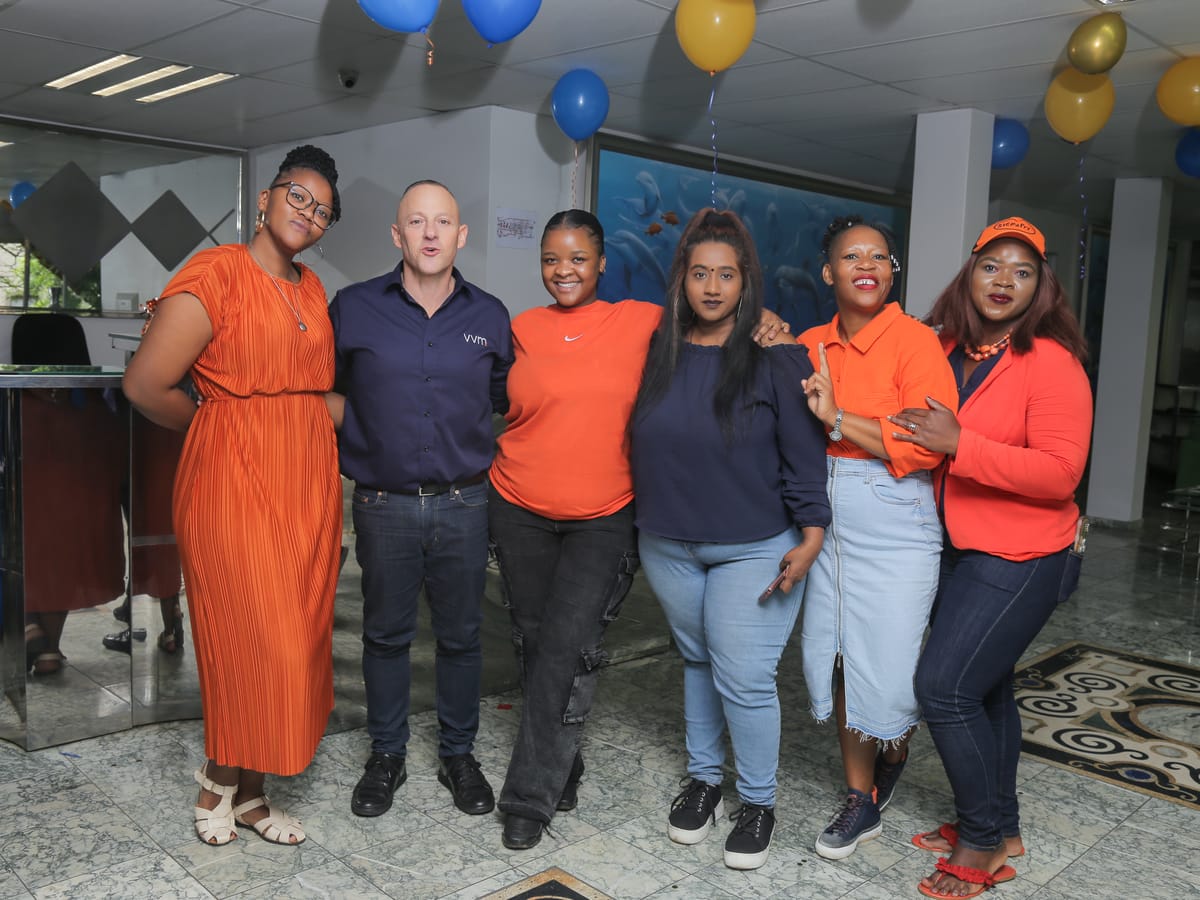 Members of the VVM team together at the company's brand launch